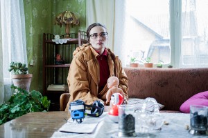 Eglė Vertelytė. Filmo Stebuklas filmavimai. nuotr. aut. Matas Astrauskas