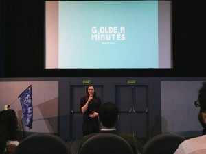 S Baradinskas pristato projektą Europos kino industrijos atstovams Poznanėje